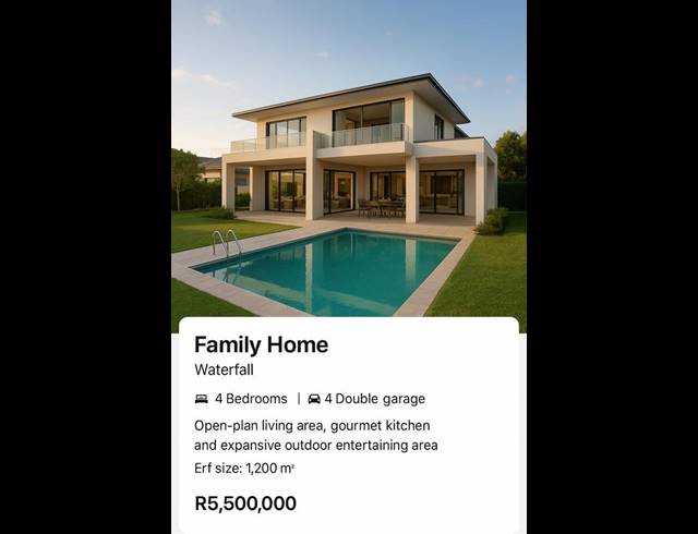 4 BEDROOM HOUSE FOR SALE IN WATERFALL